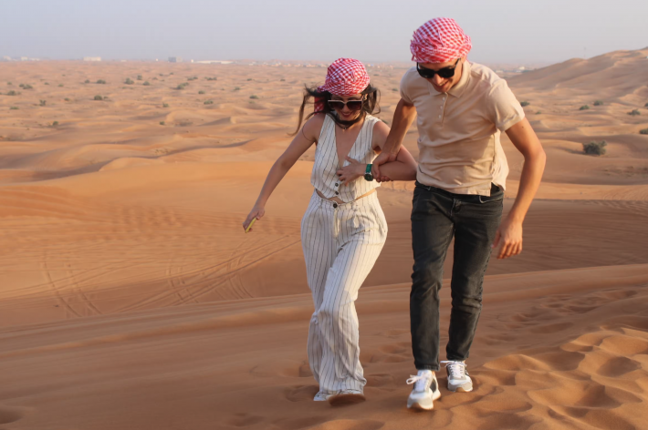 Unique SUNSET 4WD Red High Dunes Safari – with camp
