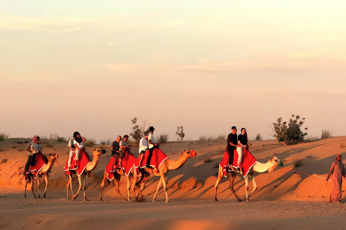 Unique SUNSET 4WD Red High Dunes Safari – with camp